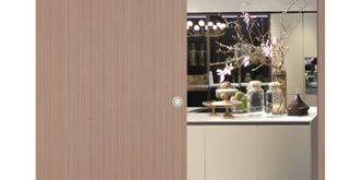 porte coulissante en applique